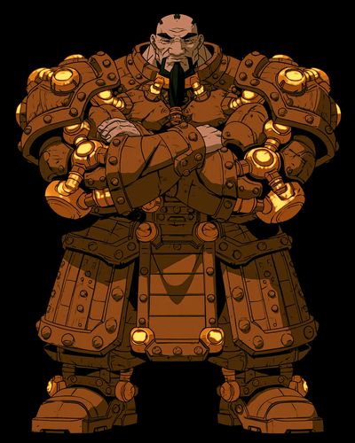 Armored Warrior Digital Art Poster.