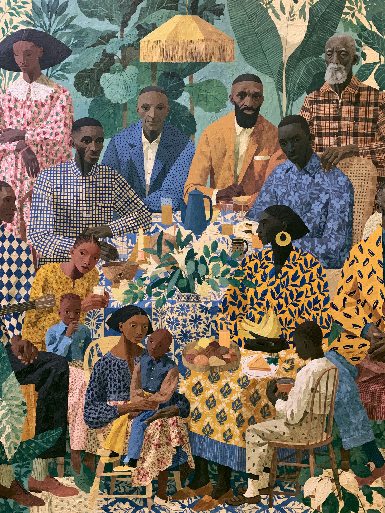 Family Gathering Botanical Illustration Poster. poster detail