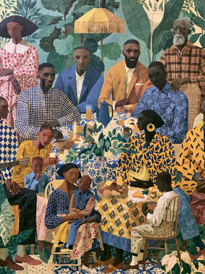 Family Gathering Botanical Illustration Poster. poster