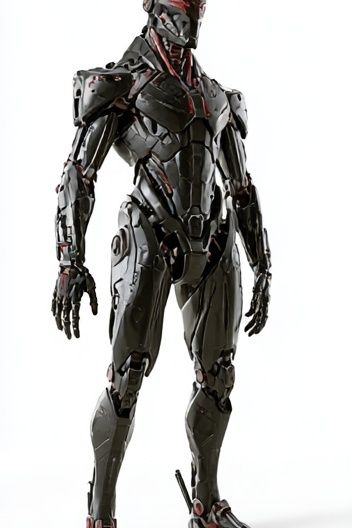 Cybernetic Android Sci-Fi Poster. poster detail