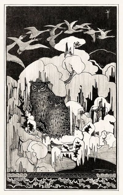 Kerstnacht (1894) print high resolution. poster