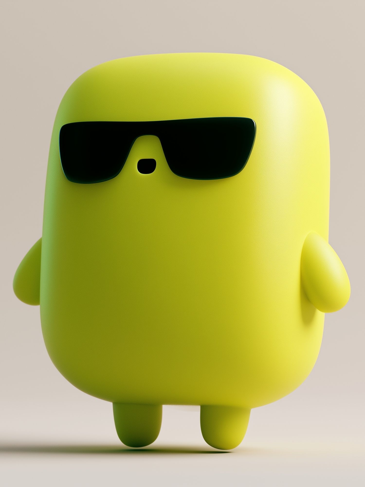 Sunglasses Character Illustration Poster. poster detail