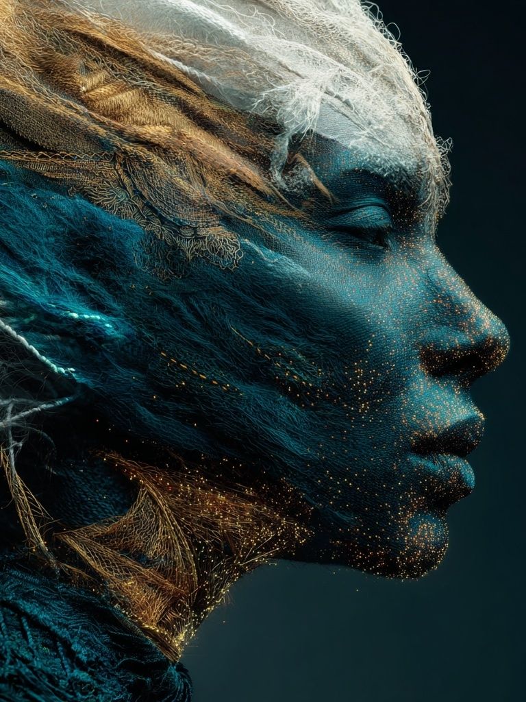 Atibouu Surreal Portrait Print. poster detail