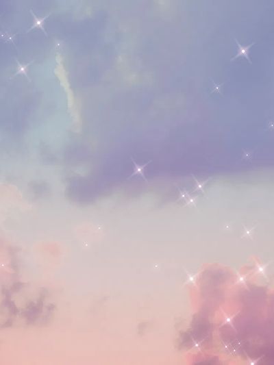 Sparkle cloud gradient pastel dreamy. poster print