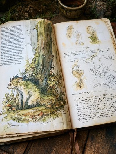 Forest Fox Sketchbook Print. poster print