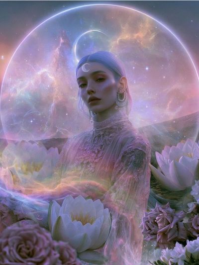 Celestial Dream Portrait Print.