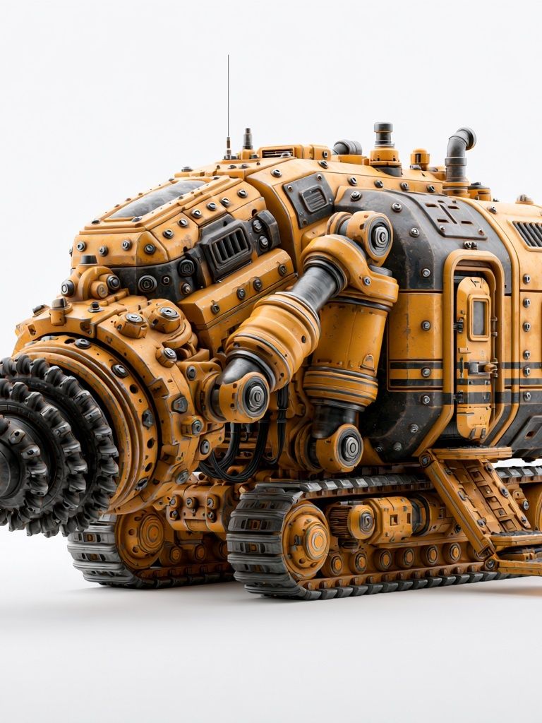 Steampunk Industrial Machine Poster. poster — illustration art