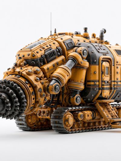 Steampunk Industrial Machine Poster.