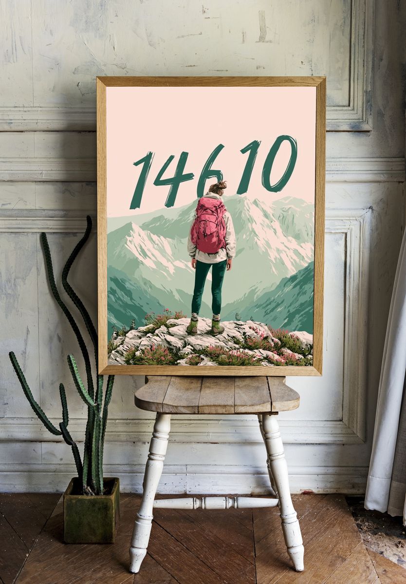 Mountain Hiker 14610 Print. — room view 1