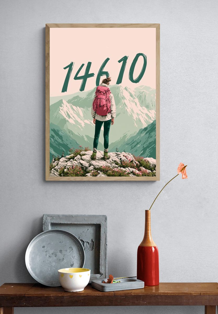 Mountain Hiker 14610 Print. — room view 3