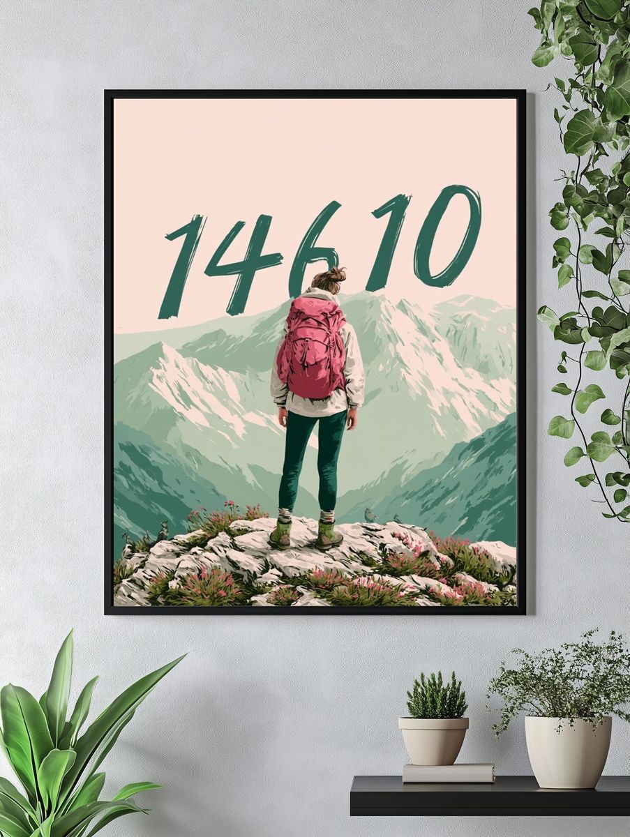 Mountain Hiker 14610 Print. — room view 4