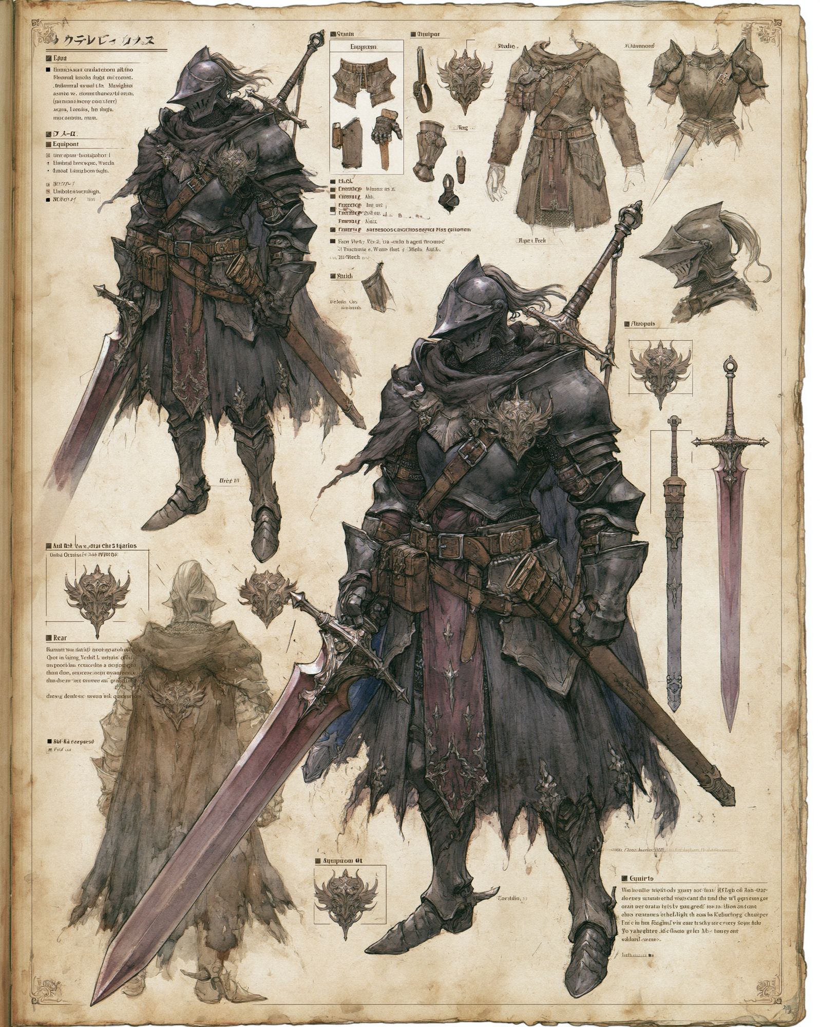 Dark Knight Armor Concept Poster. poster — illustration art