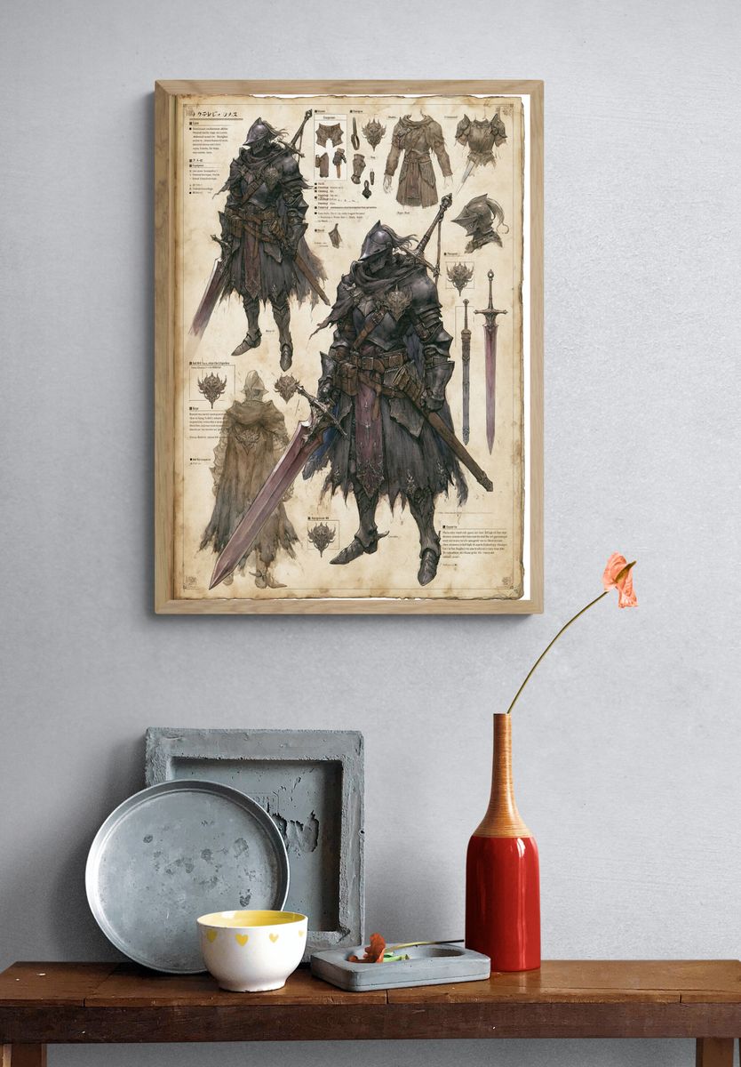 Dark Knight Armor Concept Poster. — room view 3