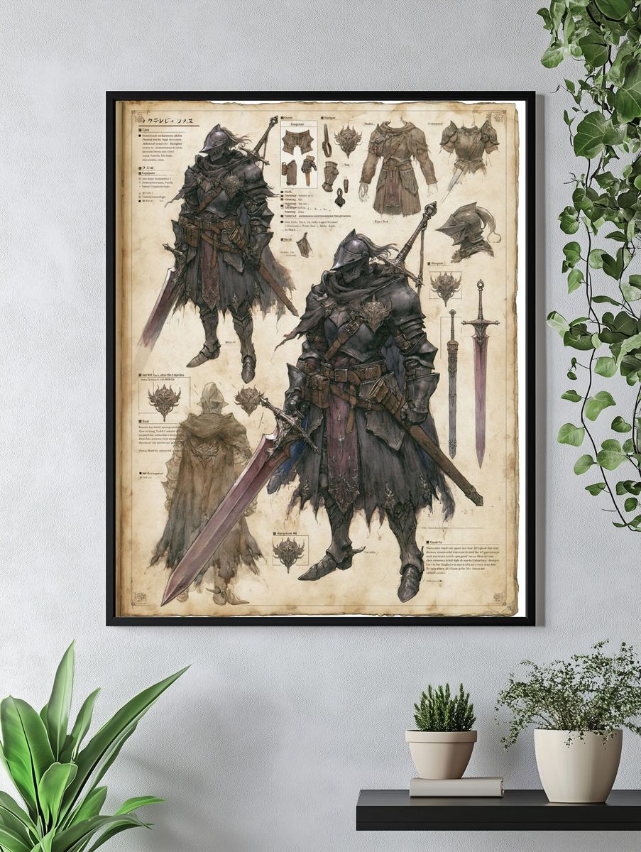 Dark Knight Armor Concept Poster. — room view 4
