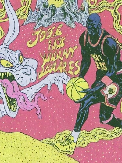 Space Jam Cartoon Poster. poster