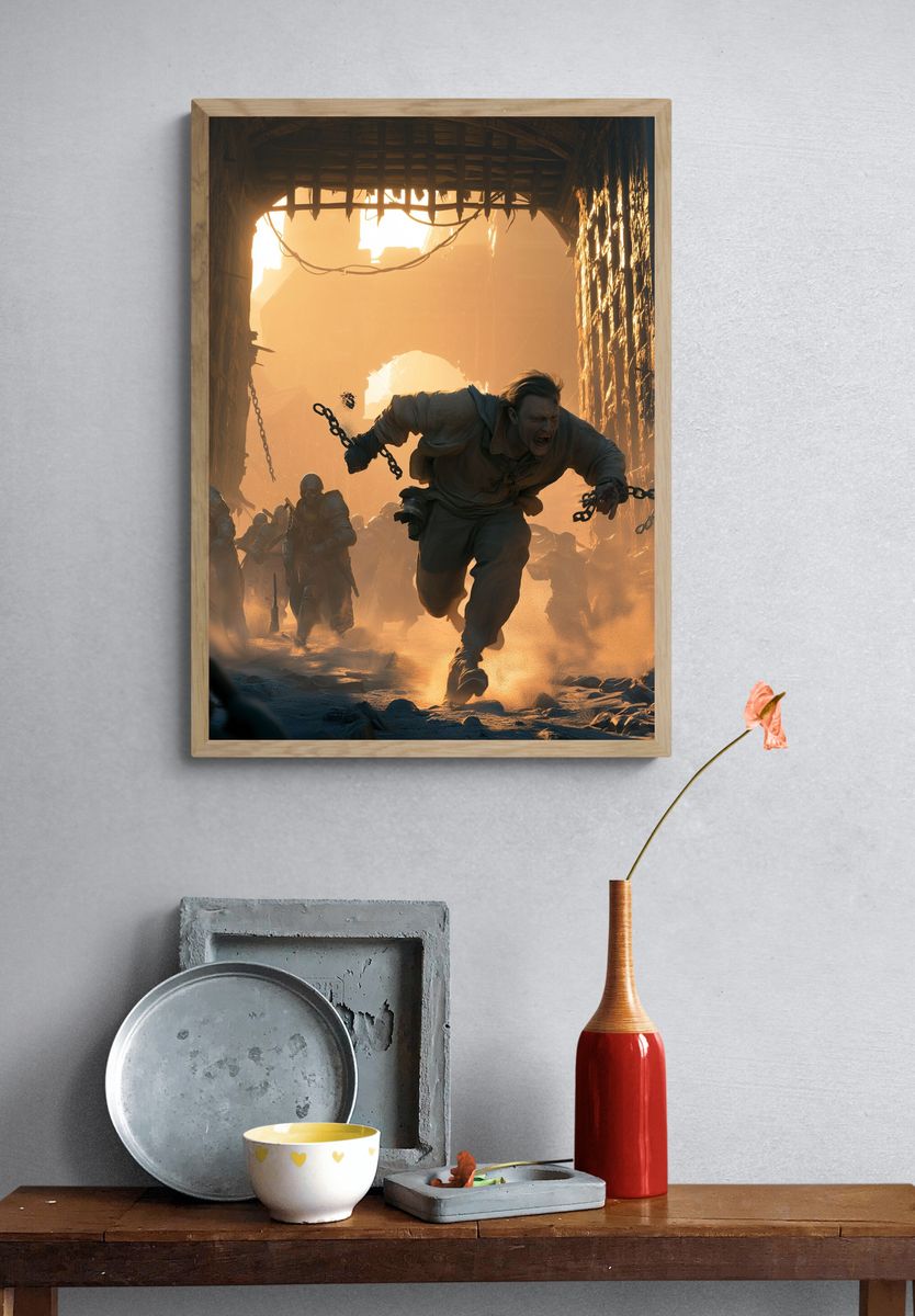 Dungeon Escape Fantasy Print. — room view 3