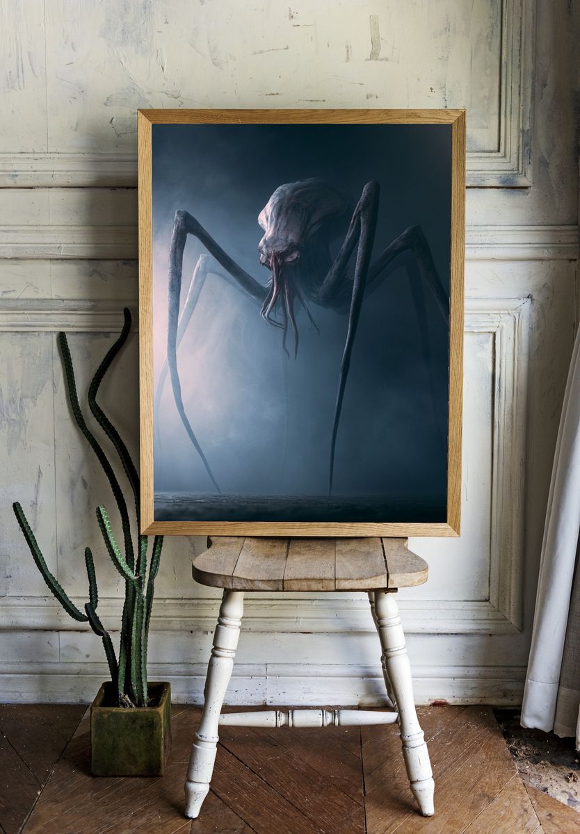Cosmic Horror Creature Poster. room preview
