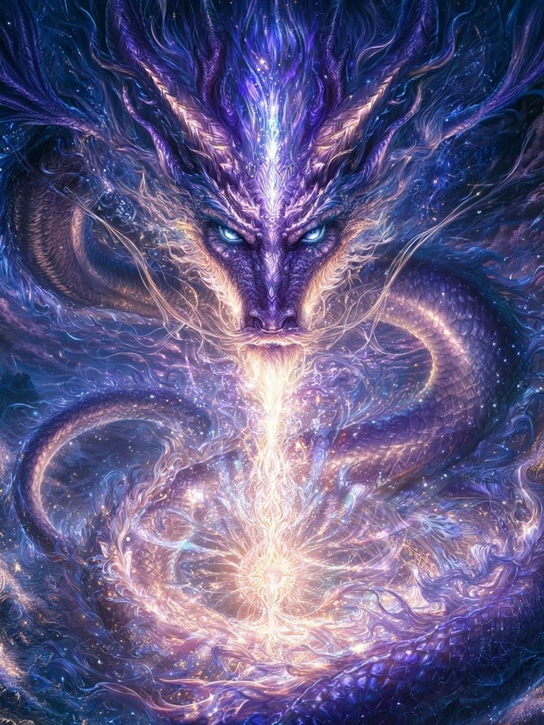 Cosmic Dragon Energy Poster. poster detail