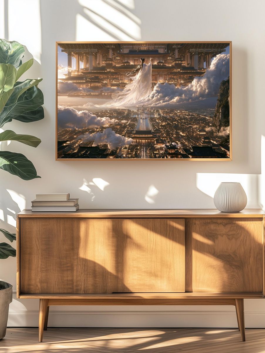 Celestial Palace Fantasy Print. — room view 3