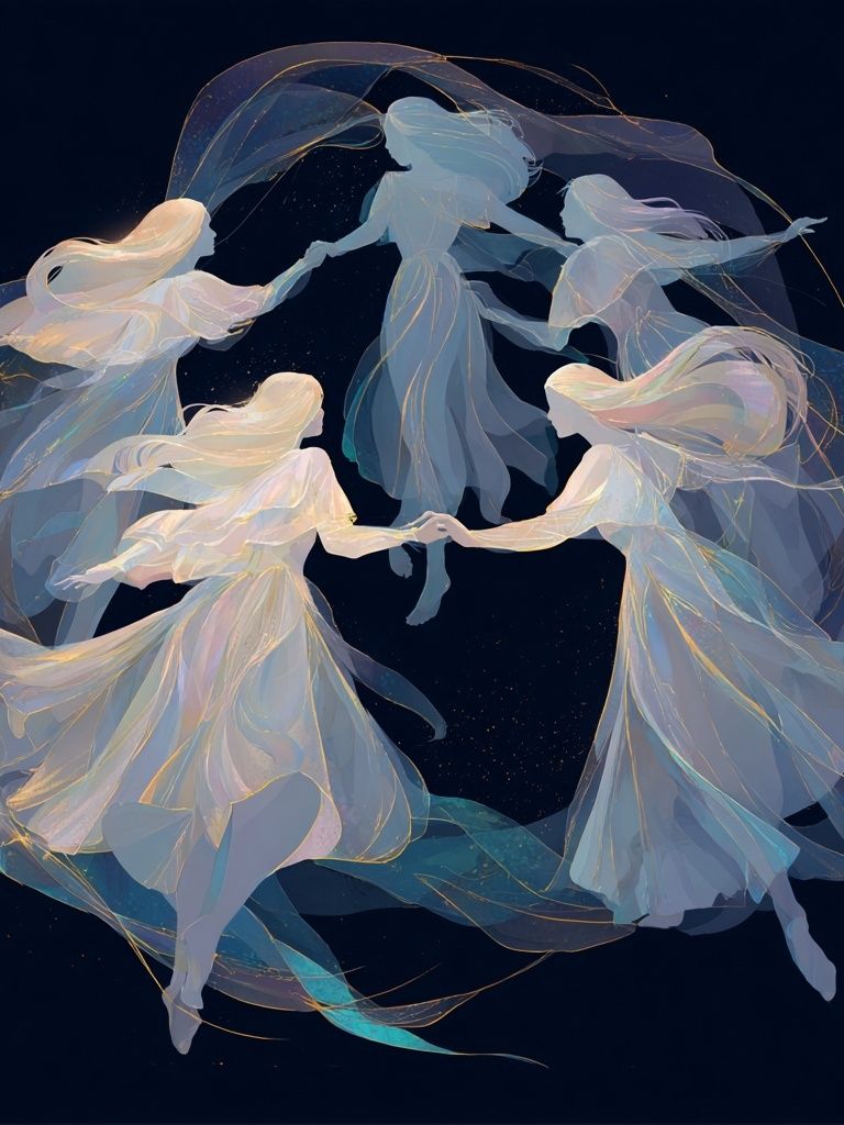 Celestial Dancers Fine-Art Print. poster detail