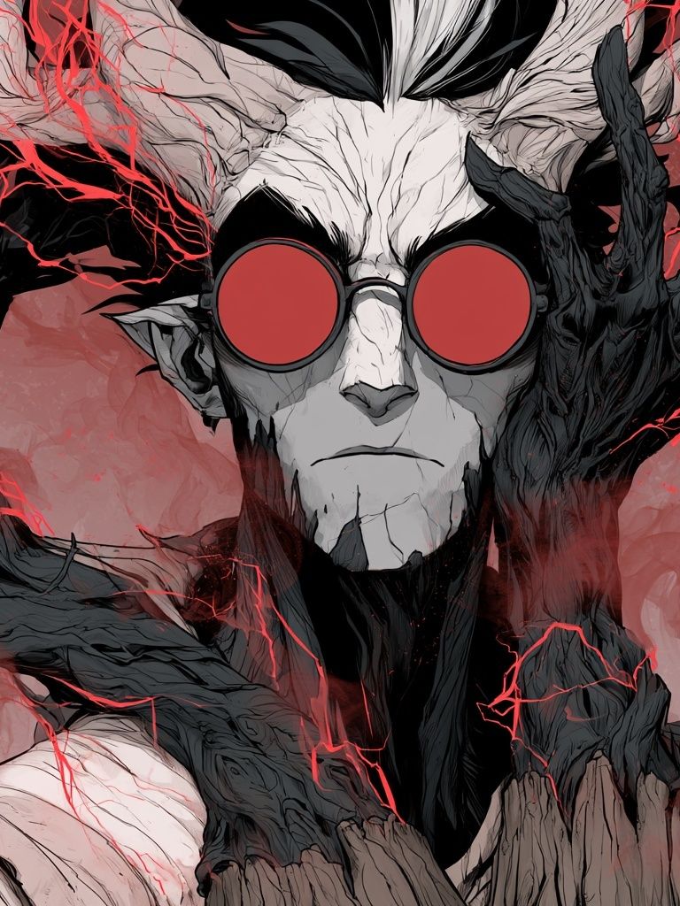 Dark Fantasy Portrait Poster. poster — illustration art