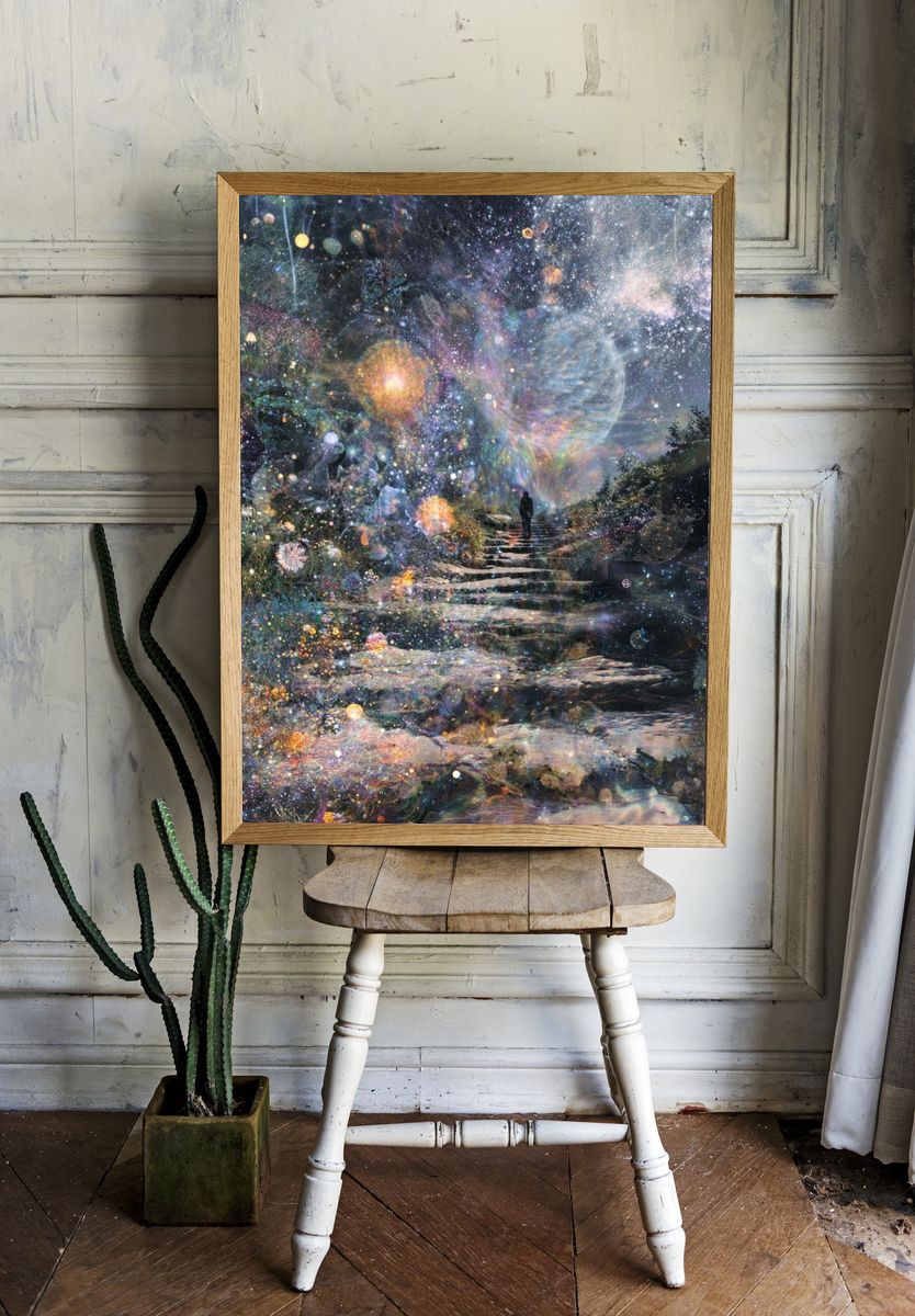 Celestial Garden Dreamscape Print. — room view 1