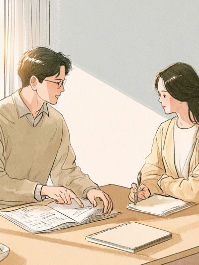 Study Session Illustration Poster. poster