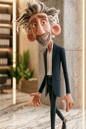 Stylized Character Portrait Poster. poster detail