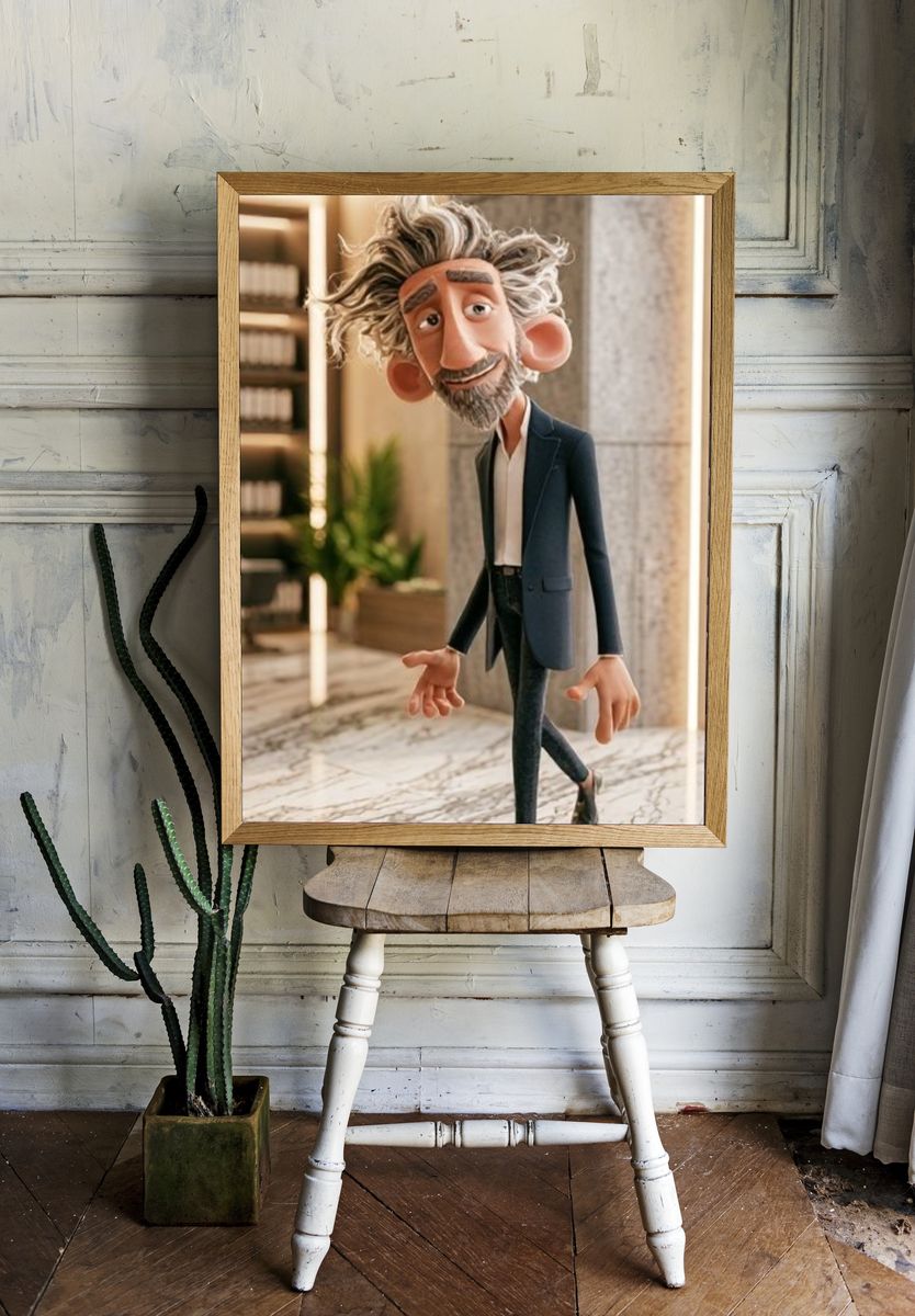 Stylized Character Portrait Poster. room preview