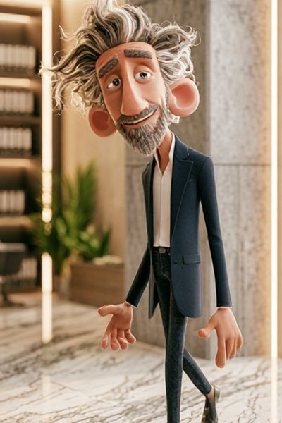 Stylized Character Portrait Poster. poster
