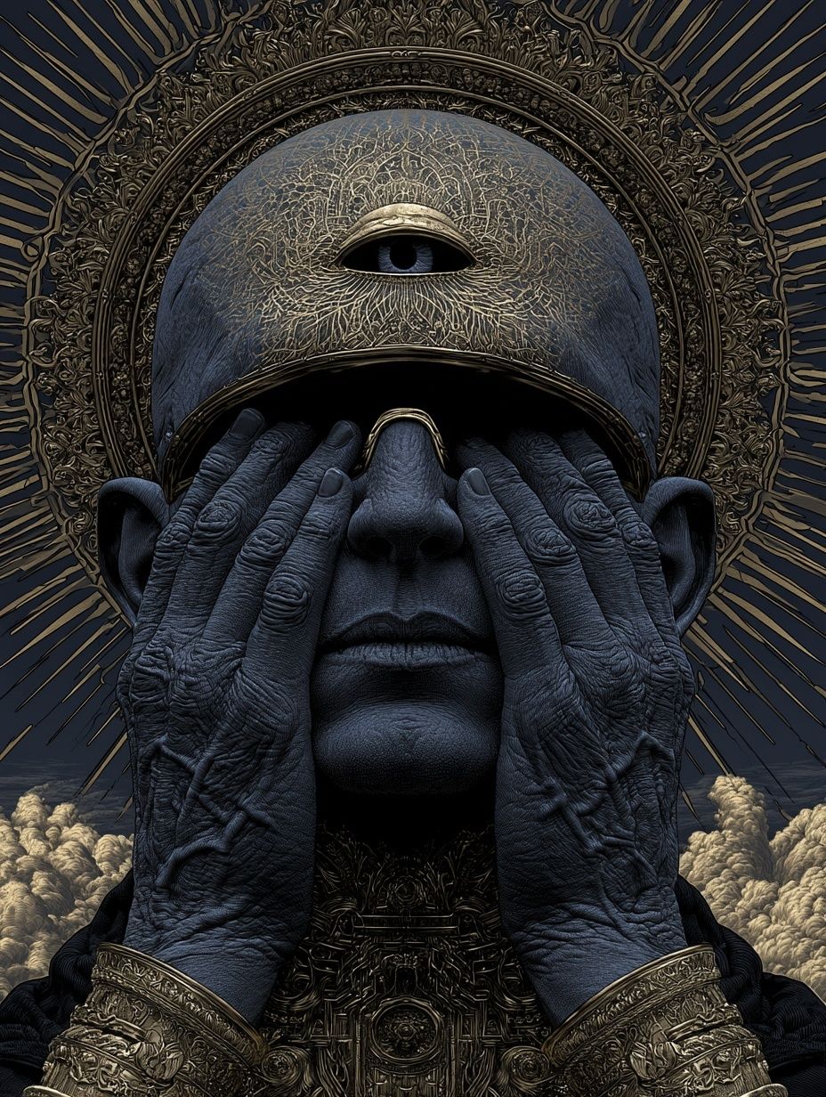 Mystic Oracle Portrait Print. poster detail