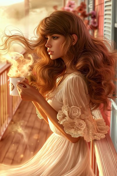 Dreamy Morning Portrait Print.