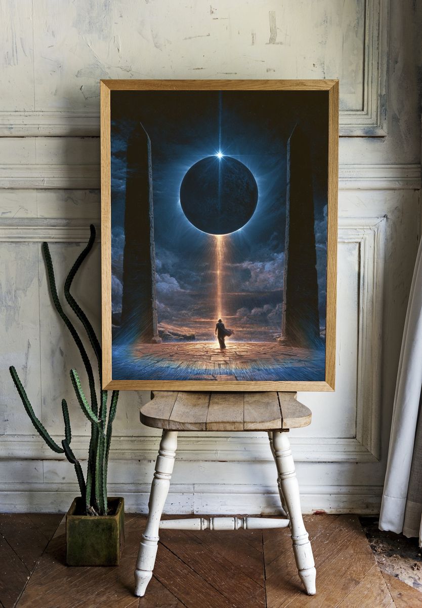 Eclipse Portal Fantasy Print. — room view 1