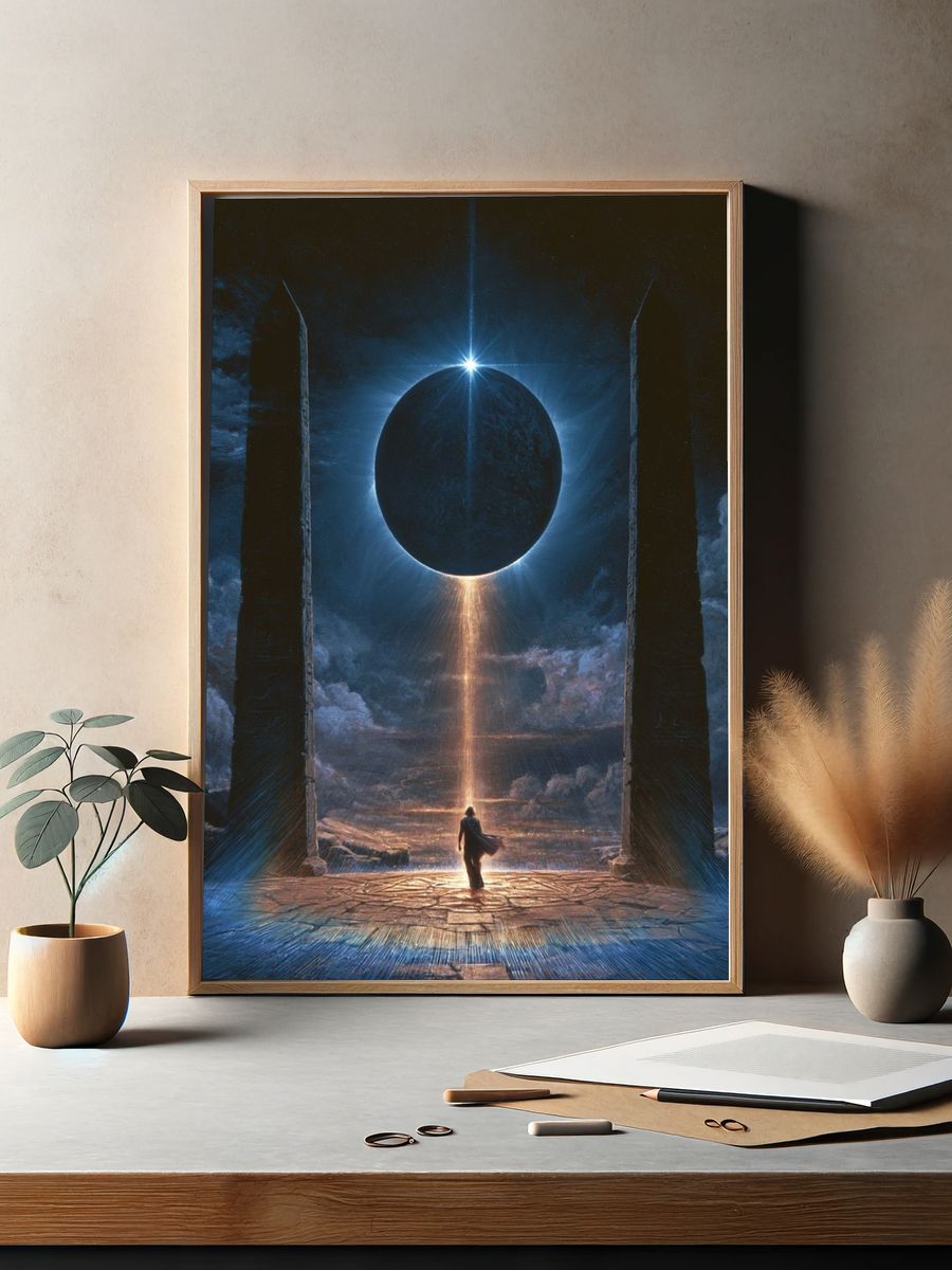 Eclipse Portal Fantasy Print. — room view 2