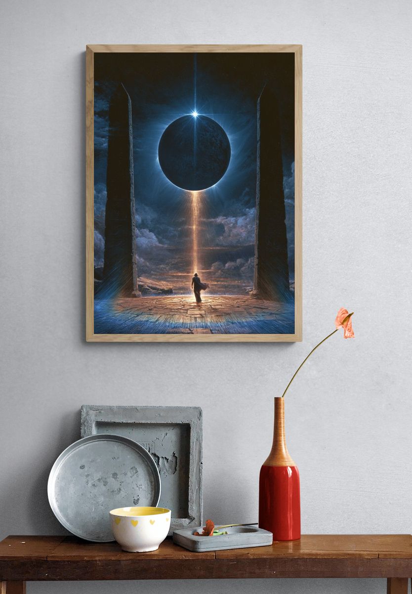 Eclipse Portal Fantasy Print. — room view 3