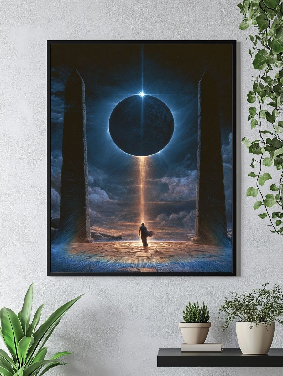 Eclipse Portal Fantasy Print. — room view 4