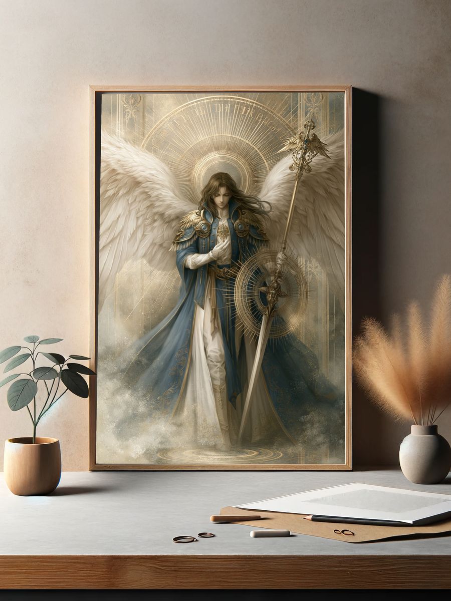 Celestial Angel Fantasy Print. — room view 2