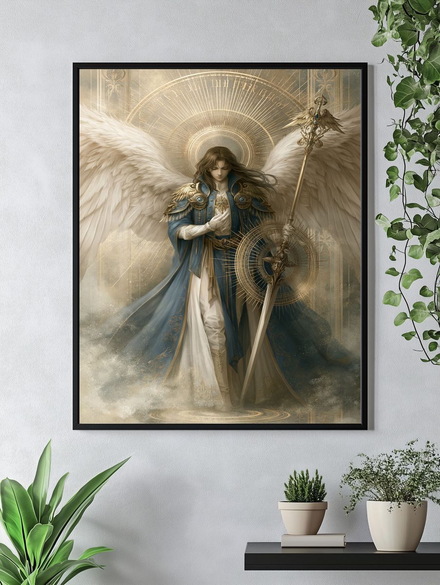 Celestial Angel Fantasy Print. — room view 4