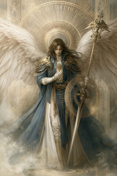 Celestial Angel Fantasy Print.