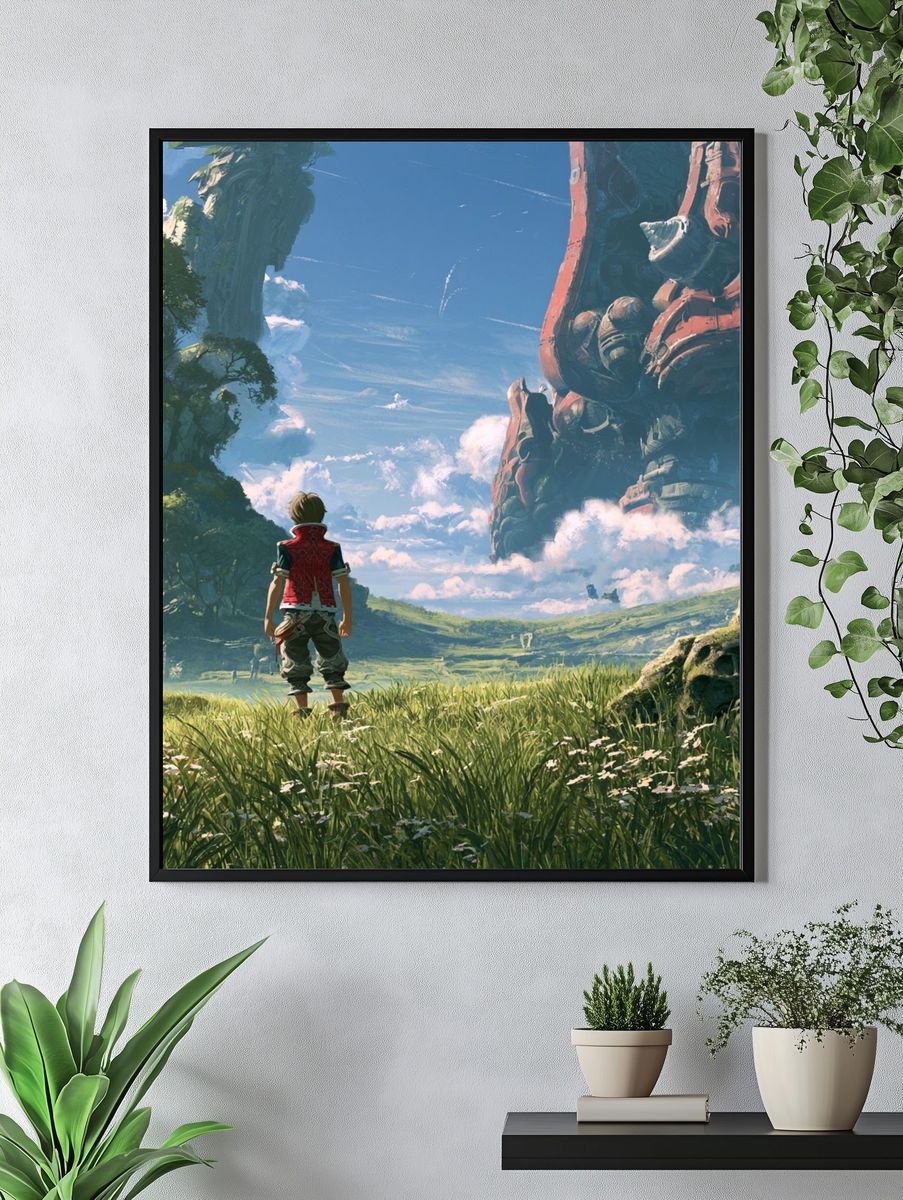 Fantasy Landscape Adventure Print. — room view 4