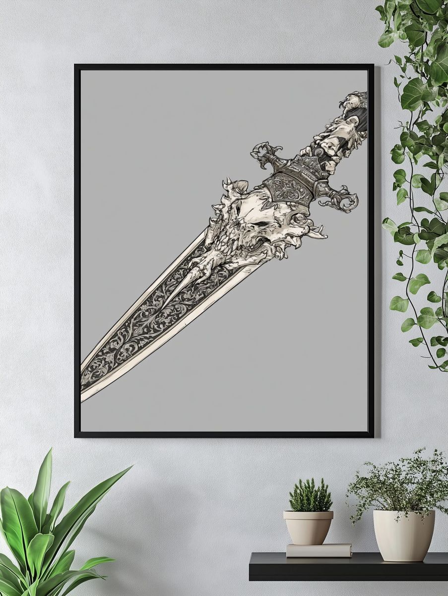 Abandoned Sci-Fi Corridor Print. — room view 4