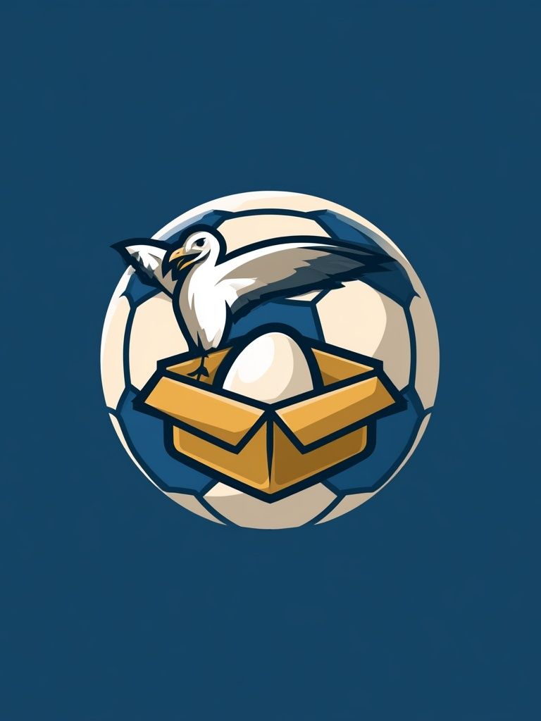 Seagull Nest Emblem Illustration Poster. poster detail