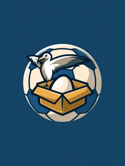 Seagull Nest Emblem Illustration Poster.