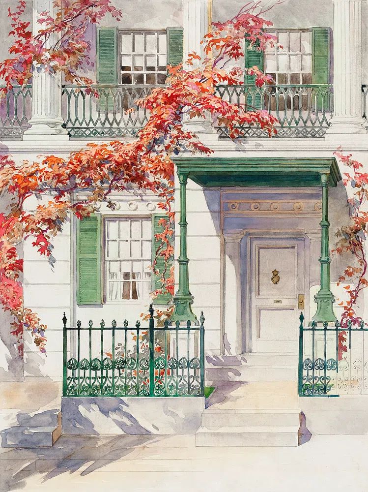 Ornamental Iron (c. 1936) Gilbert. poster — illustration art