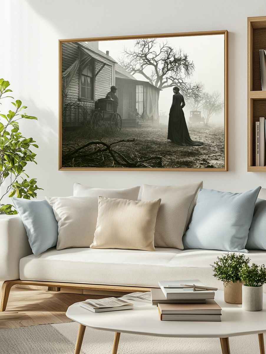 Haunted Victorian Farmhouse Poster. — room view 2