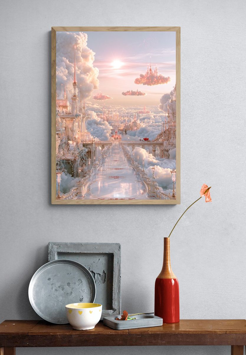 Cloud Palace Dreamscape Print. — room view 3