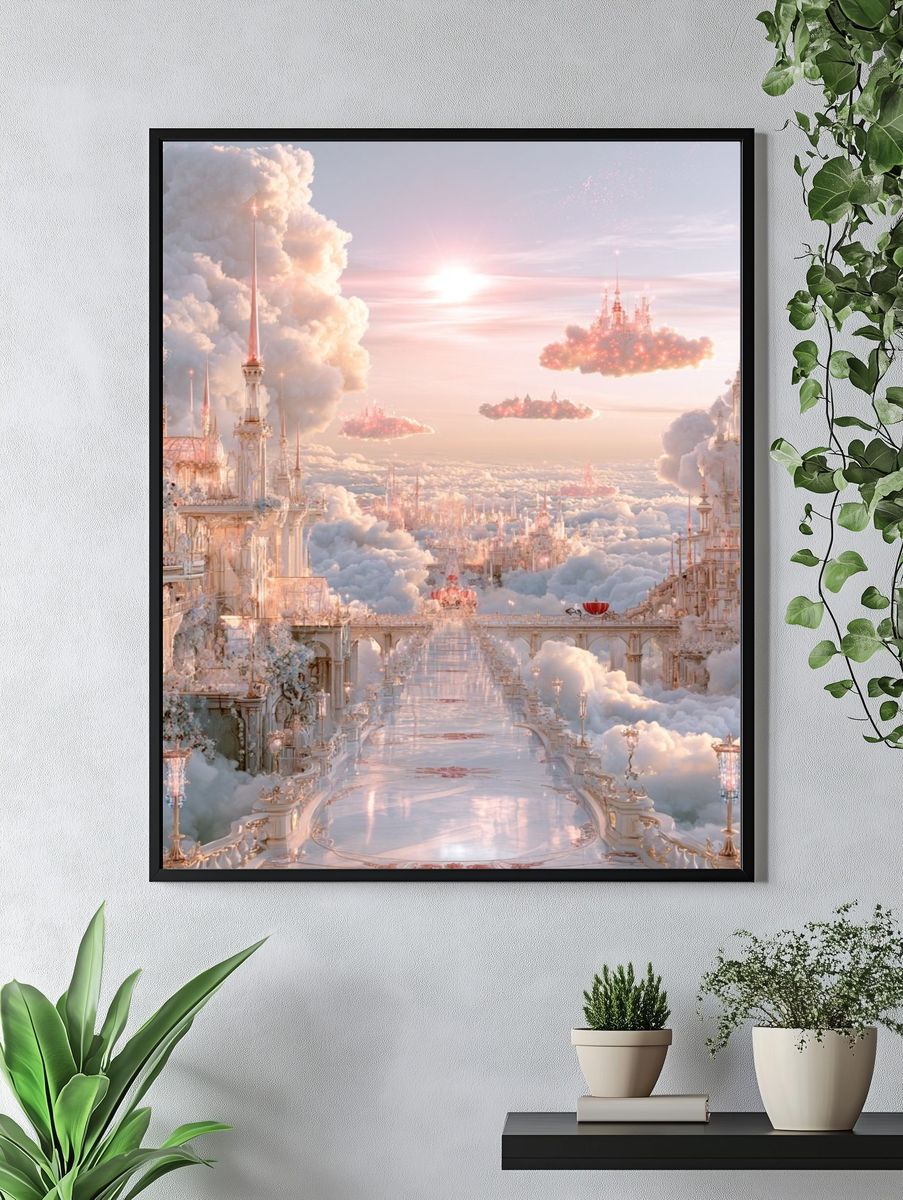 Cloud Palace Dreamscape Print. — room view 4