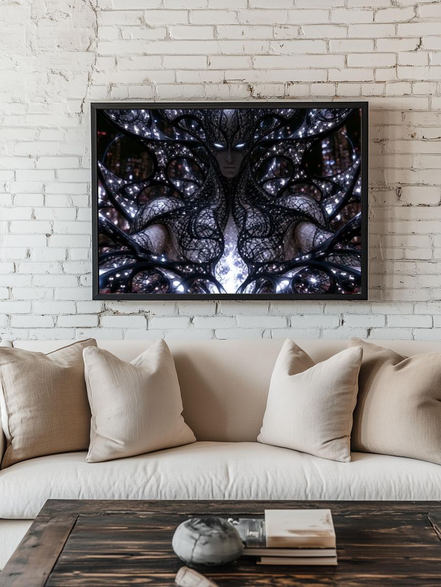 Dark Crystal Sorceress Illustration Poster. — room view 1