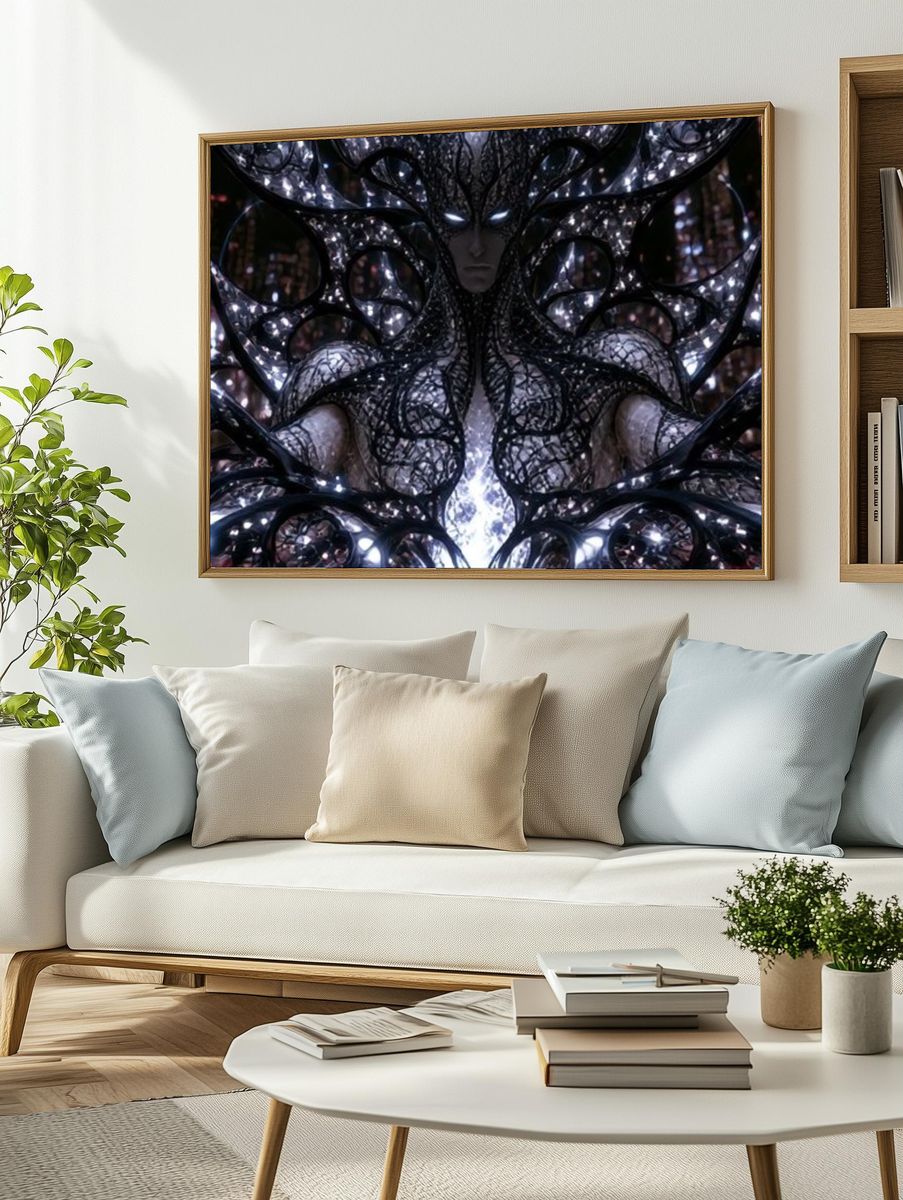 Dark Crystal Sorceress Illustration Poster. — room view 2