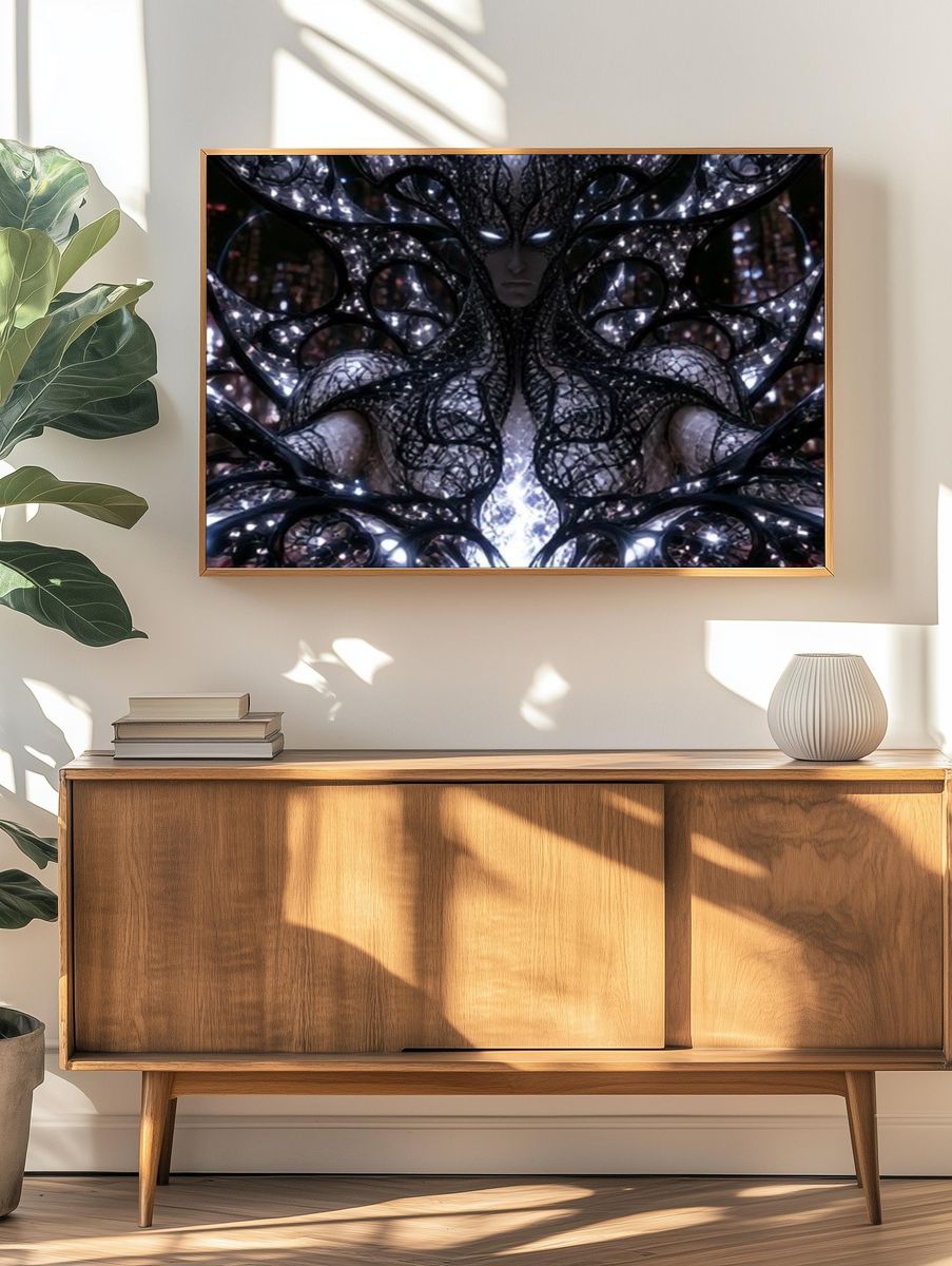 Dark Crystal Sorceress Illustration Poster. — room view 3